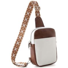 PRICES MAY VARY. Anti Theft Travel Bag Design- This is a perfect white brown sling bag that combines fashion and practicality. Anti-pickpocket zipper clip locking compartments to keep your belongings protected. RFID Main Pocket- Our Vegan Leather sling bag increase the RFID area to better protect your credit cards, personal data safe and secure from electronic theft while you're on the move. Multi Cross Way - This crossbody bag with adjustable strap. You can switch the strap to the left side or Brown Sling Bag, Stylish Fanny Pack, Small Sling Bag, Crossbody Backpack, Leather Sling Bag, Vegan Leather Bag, Bag Design, Small Crossbody, Anti Theft