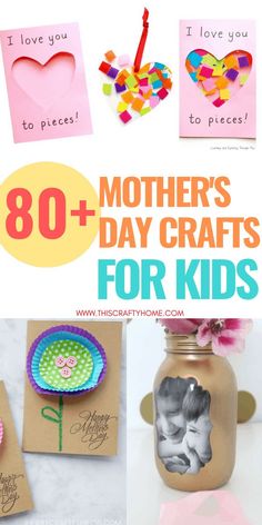 mother's day crafts for kids that are easy to make and great for the whole family