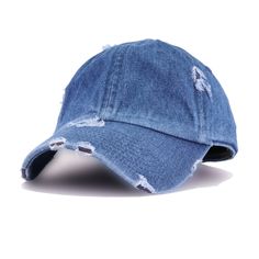 Classic denim style. This medium hue of denim is matches with a huge range of jean colors. Made from durable cotton with pinpoint distressing to give it a vintage flair, which we highly recommend in the dad hat style. We’ve searched high and low for the best premium basics in the country and this is it. High in quality at the right price. This dad hat sacrifices nothing. A favorite at Hat Heaven headquarters for a myriad of reasons, we can’t sing enough praises about these dad hats. Hat Material Jean Hat, Jean Color, World Baseball Classic, Denim Hat, Hat Style, Denim Style, Upcycled Denim, New Era 59fifty, Dad Hat