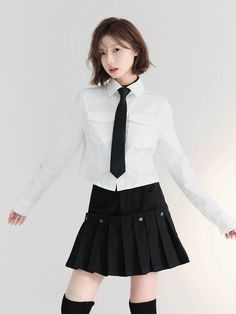 ❤wool pleated college skirt❤︎ Classic Cotton Mini Pleated Skirt, Classic Cotton Pleated Mini Skirt, Elegant Cotton Pleated Mini Skirt, School Uniform Mini Pleated Skirt, School Uniform Pleated Mini Skirt, Fitted Pleated School Skirt, Pleated Skirt For School Uniform, Classic Pleated Cotton Mini Skirt, Cotton Pleated Office Skirt