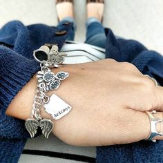 Holy Cold Weather Batman !! Arizona has shifted to winter ! Froze my butt off in my Leopard print "Grandma shoes" as my siblings like to say 😂. Shout out to the FaMBam for stacking up my jamesavery charm bracelet. Happy New Years Eve Everyone ! 🍾🥂 ° ° #jamesavery #flats #ootd #cold #az #instastyle #princessring #stripes #targetstyle #cardigan #texas #charmbracelet #myjamesavery Personalized Metal Charms For Everyday, Everyday Spiritual Charm Bracelet, Spiritual Everyday Nickel-free Charm Bracelet, Everyday Sterling Silver Chain Bracelet With Charms, Everyday Personalized Metal Charm Bracelet, Personalized Spiritual Metal Charm Bracelet, Everyday Stainless Steel Bracelets With Charms, Sterling Silver Charm Bracelet With Lobster Clasp For Friendship, Personalized Sterling Silver Bracelet Charms