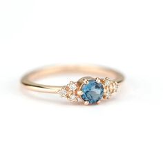 Blue Topaz 14k Gold Promise Ring, 14k Gold Topaz Promise Ring With Gemstone Accents, 14k Gold Topaz Ring With Gemstone Accents For Promise, Blue Topaz Gemstone, Jewelry Manufacturers, Gems Jewelry, London Blue Topaz, London Blue, Topaz Gemstone