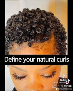 Defined Curls Natural Hair, Coiling Natural Hair, Short Natural Curly Hair, Natural Hair Short Cuts, Curl Defining, Hair Twist Styles, Crochet Braids Hairstyles, Defined Curls, Styling Brush