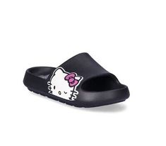 Top Seller for Hello Kitty black Slides Slipper Shoes New 2/3, Womens Shoes Sanrio Products, 2000s Shoes, Hello Kitty Black, Cute Slides, Girly Acrylic, Hello Kitty Shoes, Kitty Clothes, Kitty Items, Kitty Accessories