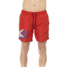 Red Polyester Swimwear. Swim Shorts With Degrede Print. Side Pockets. Elastic Waistband With Drawstring. Perfect For Women. Fulfillment Center, American Flag Sweater, Female Owned Business, Adidas Track Suit, After 3, Bc Canada, People Shopping, Printed Swim, Man Swimming