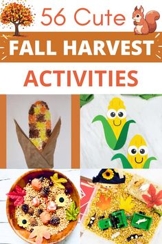 fall harvest activities for preschool Harvest Activities For Preschool, Thankful Activities For Kids Preschool, Harvest Activities Preschool, Harvest Preschool Activities, Harvest Activities For Kids, Fall Harvest Activities, Harvest Preschool