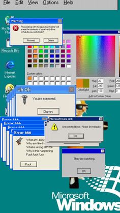 the windows xp version is shown in this screenshote image, with different colors and sizes