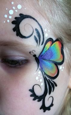 Facial Painting, Fantasy Make-up, Cheek Art