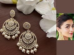 Height = 45 mm || Width = 50 mm Classic Earring Indo Western Earring Highest quality and craftsmanship,  Ready to ship from Edison NJ USA Please contact us any questions Round Danglers For Festivals, White Chandbali Jhumkas For Anniversary, White Chandbali Earrings, Diwali Gift Round Chandelier Earrings, Round Pearl Drop Jhumkas As Gift, Heavy Round Pearl Earrings For Festivals, White Chandbalis Drop Earrings As Gift, Heavy Chandbali Pearl Earrings Gift, White Pearl Earrings For Diwali Gift