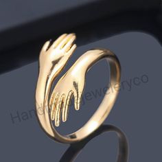 About Item Item :- Hugging Hands Ring Ring size :- Choose from variation( Custom size accepted) Material :- 92.5 sterling silver Item Title :- 925 Sterling Silver Love Hugging Hands Ring Hold Me Tight Love Support Couple Love Ring Adjustable Open Love Ring Description:- We use 925 sterling silver & 14K pure gold to making jewelry. We accept all types of custom & personalized order. Please send us a message if you are interested in a custom creation. Shipping profile :- We ship all order Hug Ring, Boho Jewels, Romantic Rings, Friendship Rings, Retro Ring, Retro Punk, Hand Ring, Love Hug, Hip Hop Jewelry