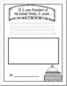 "If I were President" free printable for Presidents' Day (go to growingkinders.bl... so you don't have to scroll through the blog archive) Presidents Worksheets, February Classroom, History Worksheets, Writing Projects, Homeschool Projects, Shel Silverstein, Blackout Poetry