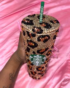 the starbucks drink is made out of sequins