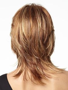 Resultado de imagen para reflejos rojos Long Shag Haircut, Blond Balayage, Medium Layered Hair, Medium Length Hair With Layers