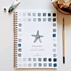 seaside watercolor workbook Watercolor Workbook, Artwork Sketches, Diy Wax, Watercolor Books, Free Phone Wallpaper, Aspiring Artist, Learn To Paint, Watercolor Artwork, Paint Set