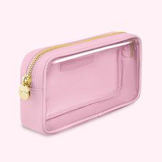 Classic Clear Front Small Pouch | Stoney Clover Lane Rectangular Zipper Pouch Travel Case, Functional Everyday Bags With Protective Case, Functional Cosmetic And Toiletry Storage With Removable Pouch, Rectangular Zipper Pouch Travel Case For On-the-go, Rectangular Zipper Pouch Cases For Travel, Rectangular Travel Zipper Pouch For On-the-go, Portable Rectangular Case For Cosmetic And Toiletry Storage, Portable Rectangular Cosmetic And Toiletry Storage, Multifunctional Portable Pouch For Storage