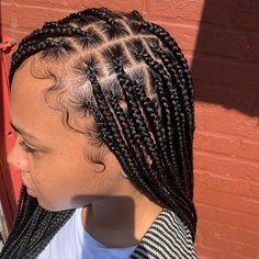 Medium Knotless, Short Box Braids, Girls Braids