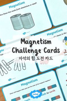 This handy pack of challenge cards containing challenges and questions about Magnetism is great for supporting your teaching on magnetic force. Of Challenge, Magnetic Force, Magnetism, Card Challenges