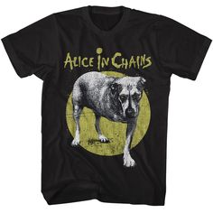 PRICES MAY VARY. GRUNGE ON! Alice in Chains vintage style apparel. Grunge out with awesome 90's band clothes YEP, IT'S OFFICIAL! Our cool graphic t shirts are 100% authentic and officially licensed. These super comfy tees are designed and printed in the USA by American Classics, a leader in high-quality retro, vintage style apparel since 1994 HIGH QUALITY CLOTHES, COMFY & COOL 100% cotton soft short sleeve, crewneck, t shirt for men, women, unisex. Pairs well with button up shirt and jeans, legg Alice In Chains Albums, The Distillers, Band Outfits, Rock N Roll Music, Alice In Chains, Quality T Shirts, Vintage Stil, Men Short Sleeve, Black Tshirt