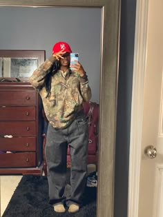 Baggy Fits Black Women, Baggy Pants Outfit Street Styles, Tomboy Outfit Ideas, Pakaian Hipster, Tomboy Stil, Calm Fits, Tomboy Outfit, Ny Hat, Baggy Outfit Ideas