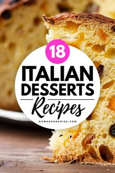 Italian Dessert Recipes, Italian Street Food, Traditional Italian Dishes, Italian Dessert, Foreign Food