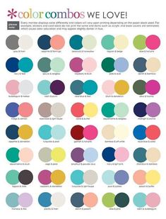 the color combos we love