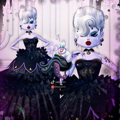 Ursula Dress To Impress, Ursula Dress, Royal High Outfits Ideas Cheap, Dti Hacks, Dti Ideas, Dti Fits, Aesthetic Roblox Royale High Outfits, Dti Outfits, Theme Dress