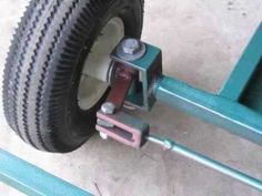 a wheel with two wheels attached to it