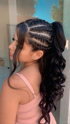 Video Tiktok, Trendy Hairstyle, Back To School Hairstyles, Hair Ponytail Styles, Photography Lifestyle, Hair Stylist Life, Ponytail Styles, Braids For Long Hair, Cut My Hair