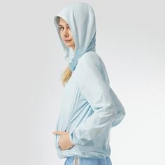 Women's Standard Ultra Light Sun Prodective Hoodie UPF 50+ – OHSUNNY Lightweight Hooded Windbreaker For Outdoor, Lightweight Hooded Casual Windbreaker, Lightweight Casual Hooded Windbreaker, Lightweight Hooded Windbreaker For Outdoor Activities, Lightweight Long Sleeve Windbreaker For Outdoor, Hooded Windproof Windbreaker For Light Sports, Breathable Nylon Hooded Windbreaker, Breathable Hooded Nylon Windbreaker, Hooded Stretch Windbreaker For Outdoor Activities