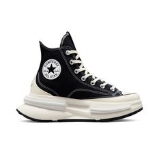 Converse Run Star Legacy CX "Black/White/Egret" Unisex Shoe Converse Run Star Legacy, Converse Shoes Men, White Chuck Taylors, White Chucks, Womens High Top Shoes, Converse Run, Converse Shop, Converse Run Star, All Stars Converse