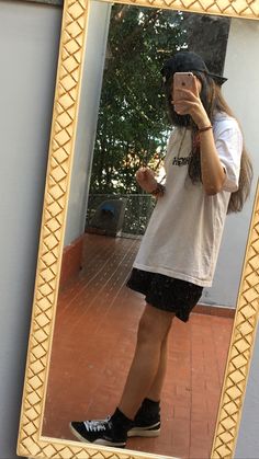 Estilo Skater Girl, High Marca, Tomboy Long Hair, Tomboy Style Outfits, Swaggy Outfits, Tomboy Fashion, Alternative Outfits, Dope Outfits, Teenage Fashion Outfits