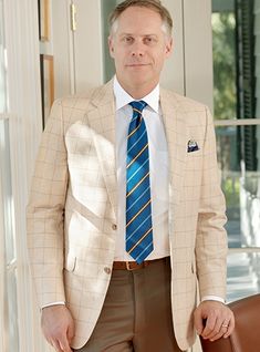 Cream Glen Plaid Cashmere Sport Coat with Chocolate Windowpane British Khaki, Cashmere Jacket, Glen Plaid, Even And Odd, Classic Blue, Sport Coat, Collar Shirts, Mens Suits, Suit Jacket