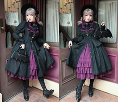 Punk Style Outfits, Steampunk Women, Fashion Vibes, Old Fashion Dresses, Japanese Street Fashion, Punk Style