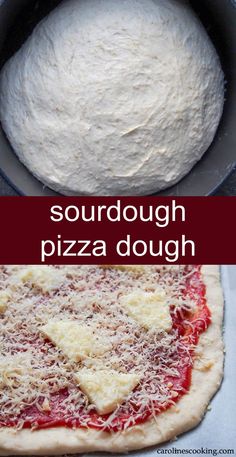 the dough is ready to be put in the pizza oven and then baked into an uncooked pie crust