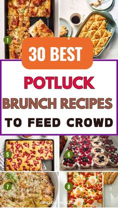 the top 20 best potluck brunch recipes to feed crowd in minutes