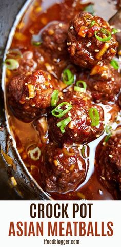 Crock Pot Asian, Craving Tasty, Asian Meatballs, Crock Pot Meatballs, Mapo Tofu, Asian Cooking