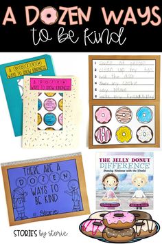 several different types of writing and crafts for kids