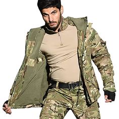 Durable Tactical Windbreaker For Outdoor Activities, Tactical Windproof Windbreaker For Outdoor Activities, Combat Style Windproof Windbreaker For Hiking, Durable Tactical Windbreaker For Hiking, Tactical Windproof Parka For Outdoor Use, Tactical Windproof Parka For Outdoor Activities, Tactical Hooded Durable Windbreaker, Tactical Hooded Windbreaker For Hunting, Tactical Hooded Windbreaker