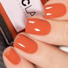 Autumn leaves aren't the only shade of orange you'll see. Get lost in the canyons with us with this burnt orange cream inspired by the sunset combined with the grand canyon. Color: Orange Brick CreamOpacity: Apply two even coats for perfect coverage.Size: 13.3ml/.5 fl.oz All NCLA nail lacquers are proudly made with love in California, 100% vegan, Cruelty Free, and 7-Free*. *Contains NO Formaldehyde, Formaldehyde Resin, DBP, Toluene, Camphor, TPHP, OR XYLENE The appearance of the color on natural Americana Roadtrip, Ncla Beauty, Seasonal Nails, Vacation Nails, Fall Nail Colors, The Grand Canyon, Orange Nails