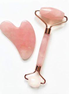 Gemstone facial rollers are an ancient beauty tool that have been used for centuries to bring vibrance to the skin. Energy Profile of Rose Quartz: Reawakens the heart to the abundance of the Universe. Creates an environment of love and harmony. Benefits include: Lymphatic drainage Brightened complexion Diminished fine lines Reduced puffiness Improved skin elasticity Increase of blood circulation Deeper absorption of skincare products Released tension of facial muscles Made in the USA Rose Quartz Roller, Quartz Roller, Skin Roller, Facial Massage Tool, Cheap Skin Care Products, Gua Sha Facial, Decrease Inflammation, Jade Roller, Face Roller