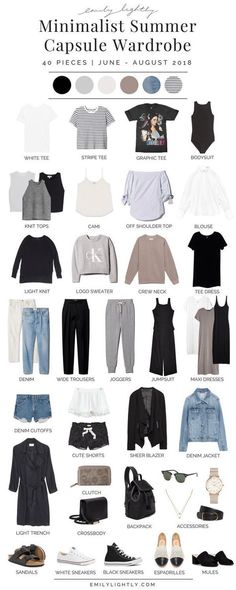 Minimalist Summer, Capsule Wardrobe Outfits, Fashion Capsule Wardrobe, Summer Capsule, Minimalist Capsule Wardrobe, Summer Capsule Wardrobe, Wardrobe Outfits, Fashion Capsule, Minimalist Wardrobe