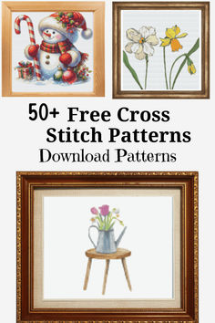 Download these 50 Free Cross stitch patterns. All available in PDF patterns. Butterfly Cross Stitch