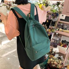 Backpack SIZE:40*29*12cm Recommended for grades 5-12 Buyer Questions & Answers Fit Notebook A4? ----YES Laptop Fit ? ------- YES For School Work? ---------YES For Walking?---------YES It Is Waterproof? --------YES If you like, add Wish List or add to cart. Make it easier for you to find it [20240126] Trendy Green School Bag, Trendy Green Bag For School, Casual Solid Color School Backpack, Trendy Green School Backpack, Casual Green Satchel Backpack, Green Satchel Backpack Casual, Green Softback Shoulder Bag For Students, Green Softback Shoulder Bag For Back To School, Trendy Green Student Backpack