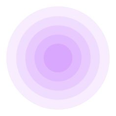 an image of a white circle with purple circles in the center on a white background