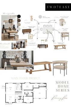 the floor plan for an apartment with furniture and accessories in different rooms, including a dining room