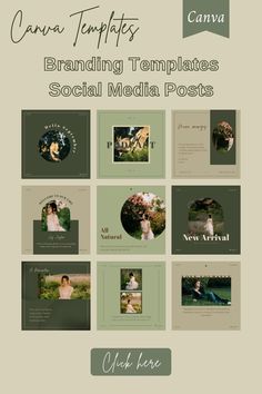 the social media postcard is designed to look like it has many different images