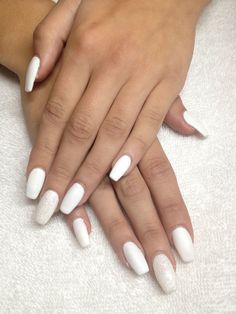 shape coffin uploaded White Nail Extensions, Nails Extension Designs, Nail Extension Designs, Gel Nails Shape, Matte White Nails, Matted Nails, Gel Nails Long, Nails Extension, White Gel Nails