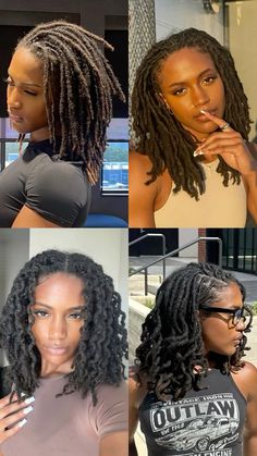 locsss 😛 @BhriannaChanell Pretty Locs Hairstyles, Loc Black Women Hairstyles, Bhriannachanell Locs, Black Loc Styles, Styling Locs Without Retwisting, Locd Hair Styles Women, Locs Outfits Style, Loc Sizes Black Women, Locs Inspo Black Women