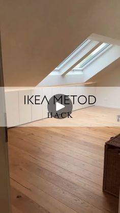 247K views · 36K reactions | METOD HACK • I think I have watched this video by @easyalex approximately 62,437 times 🤣🤣 This has been a major source of inspiration for the eaves space I am designing in the apartment/flat makeover Im currently doing. It's just such a good way to maximise the storage in an awkward space in a cost effective way! I love the use of the slab white doors 😍

⭐️Credit: @easyalex

#diy #diyhacks #ikeapax #ikeahack #ikeahacks #masterbedroom #builtinwardrobe #interiorscontentforyou #houserenovation #masterbedroomdesign #masterbedroomdecor #masterbedroommakeover #interiordesign #interiorstyling #bedroom #wardrobe #doityourself #ikeametod #smallapartment | DIY Hacks HQ - home of IKEA hacks and more! Under Eaves Storage Ikea, Ikea Hack Sloped Ceiling, Metod Ikea Hack, Ikea Metod Hack, Ikea Under Stairs, Flat Makeover, Loft Conversion Bedroom, Wardrobe Diy, Attic Bedroom Ideas