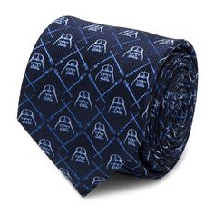 PRICES MAY VARY. Approximately 59" x 3" 100% Silk, Dry Clean Only Officially licensed by Star Wars Great For Formal Or Casual Wear Designed In The USA This blue silk Star Wars tie is made from luxurious silk and this necktie features a full lining to provide superior body & feel to the neck tie for men, allowing it to make excellent knots and last for years of service. On the back you will find Cufflinks Inc. and Star Wars brand tie label, that doubles as a keep for the tail of the tie. This mod Vader Lightsaber, Darth Vader Lightsaber, Vader Helmet, Darth Vader Helmet, Polka Dot Theme, Darth Vader Star Wars, Sabre Laser, Star Wars Accessories, Designer Cufflinks